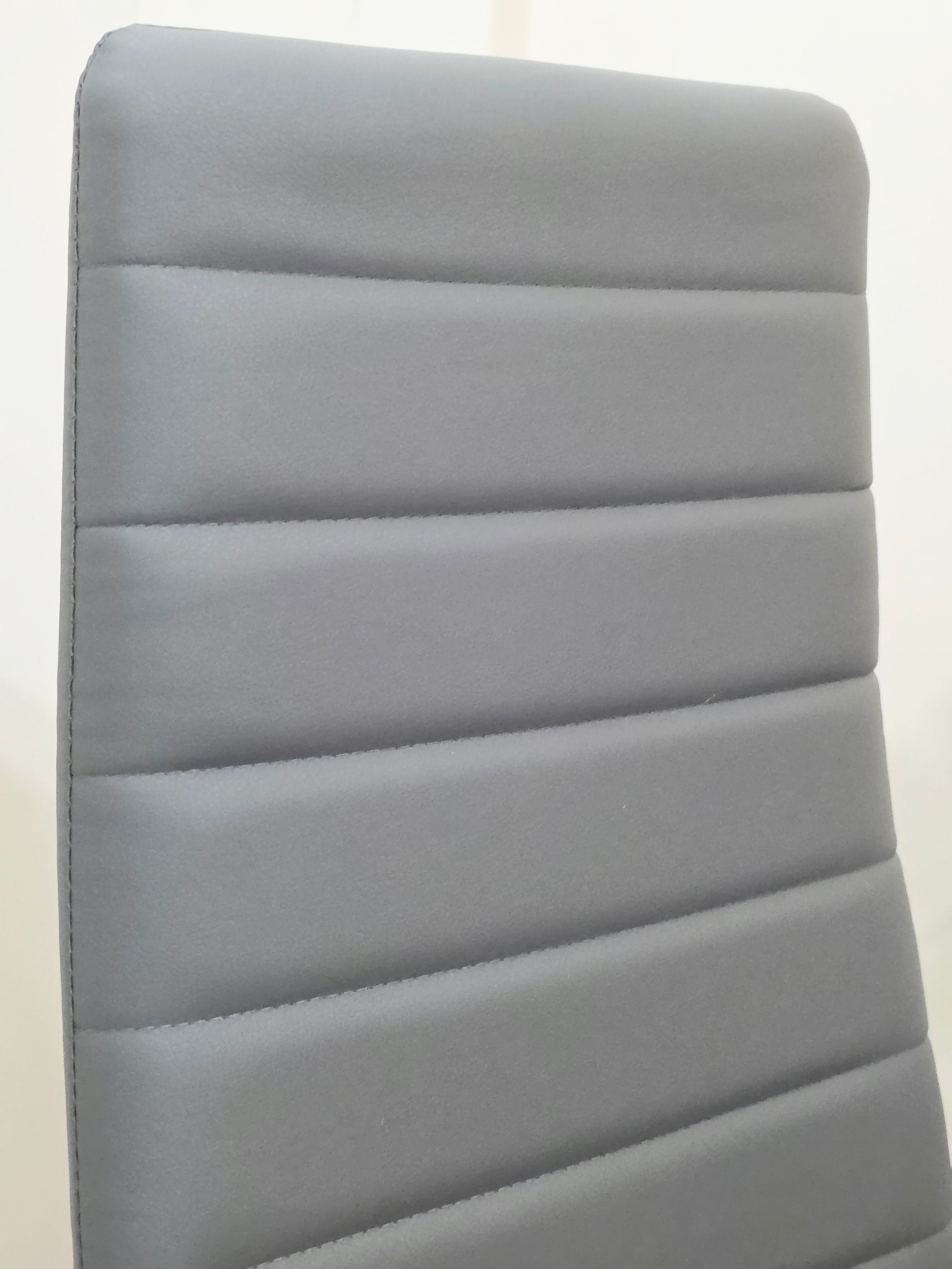 UNICORN FURNITURE 100cm Round Glass Dining Table Set with 4 Faux Leather Chairs – Modern Chrome Nest Design, Tempered Glass Top, for Restaurant Furniture Set - Kitchen & Dining Room