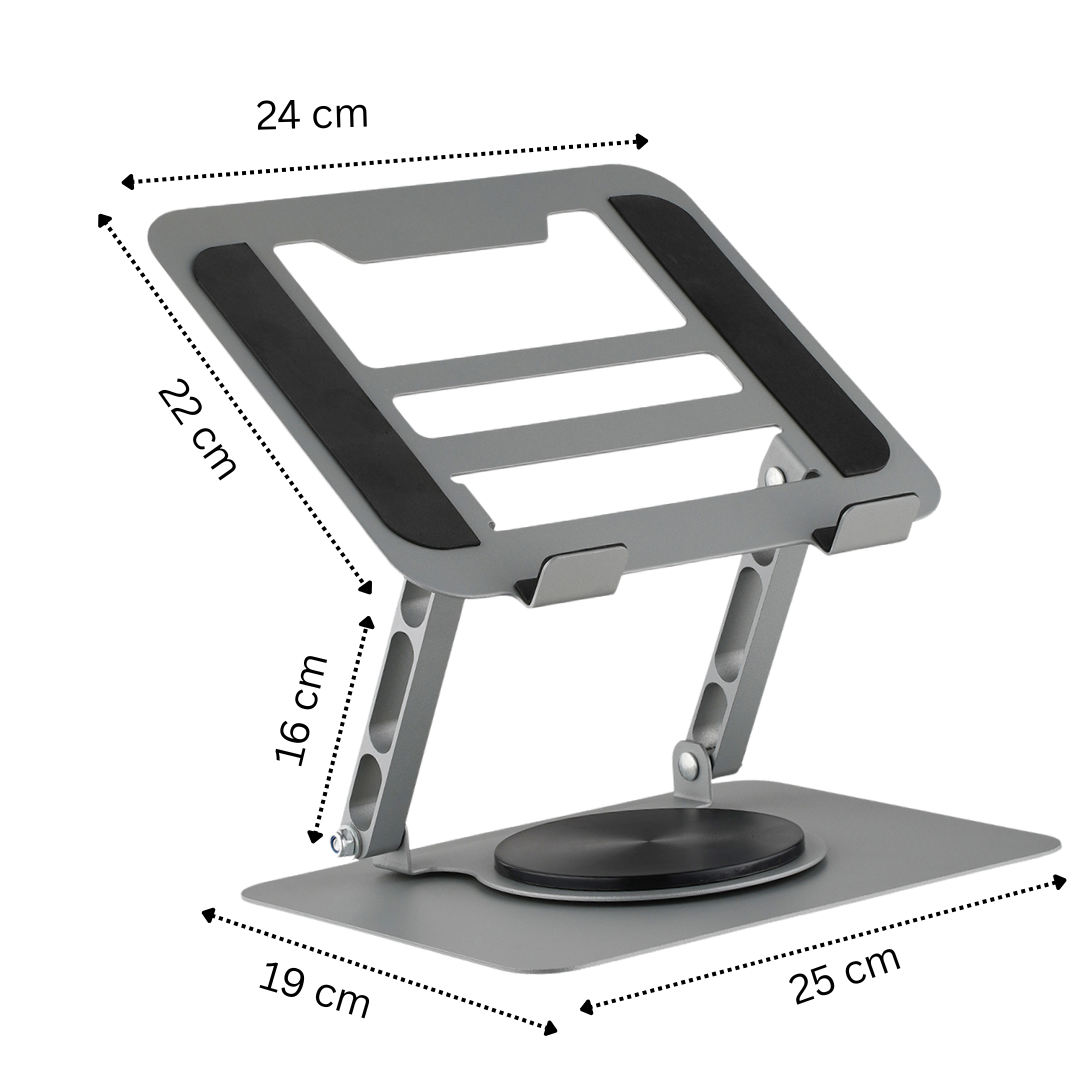 360° Adjustable Foldable Laptop Tablet Stand Riser Bracket Holder for Desk