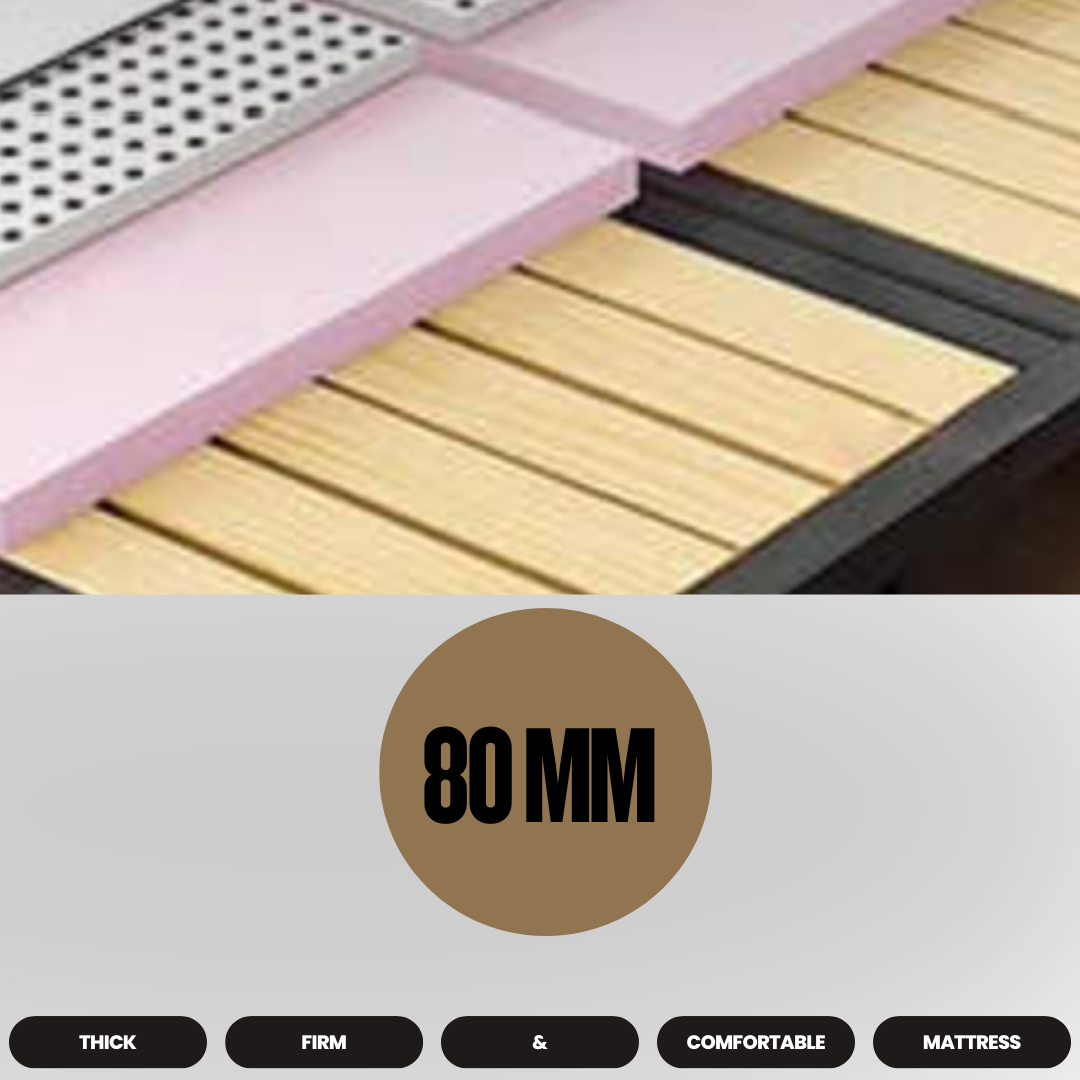 UNICORN FURNITURE Pull Out Sofa Bed with Storage – Convertible Reclining Compact Space Saving Sofabed for Small Spaces 158cm( Grey & Black)