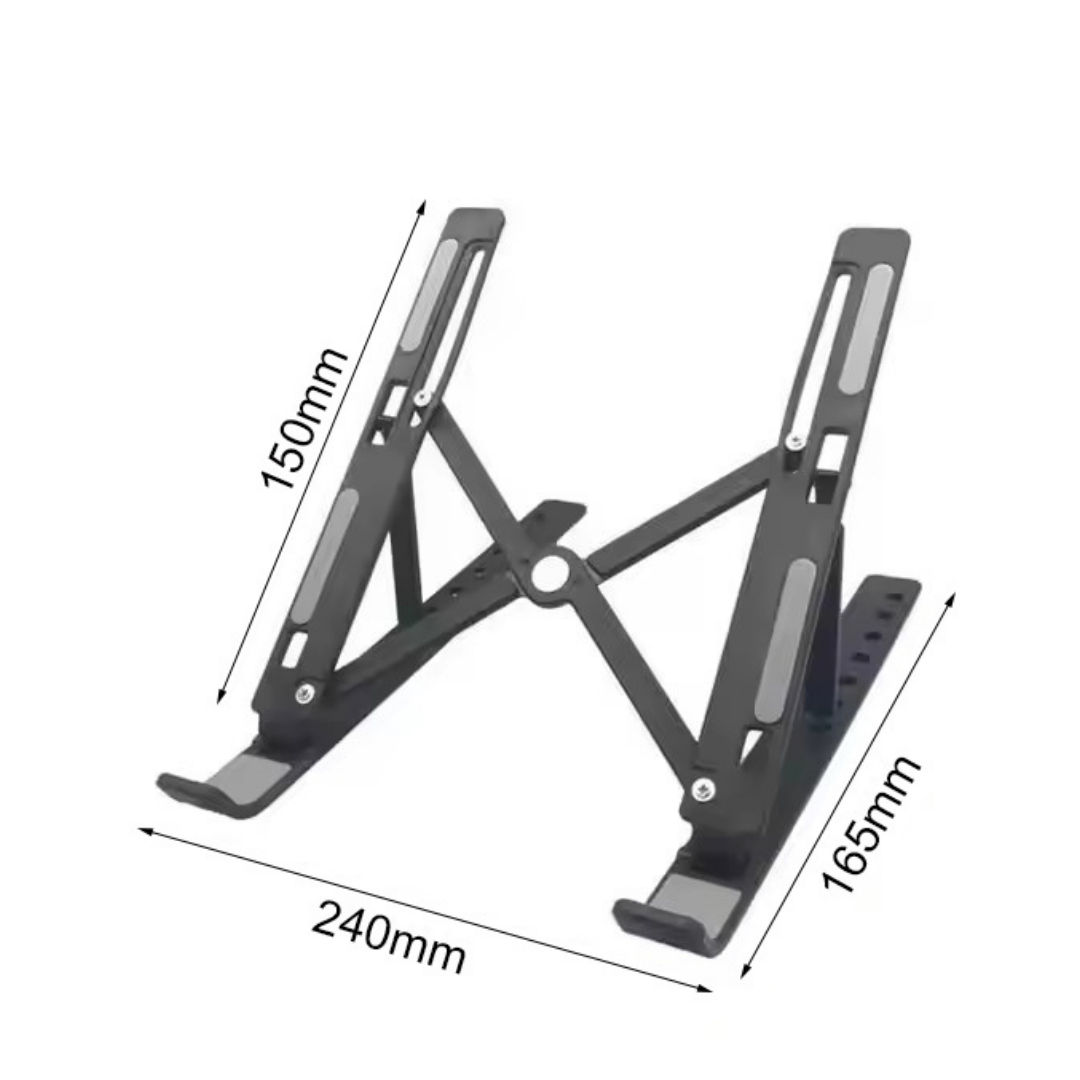 Adjustable Ergonomic Laptop Riser Foldable Portable Laptop Tablet Notebook Stand