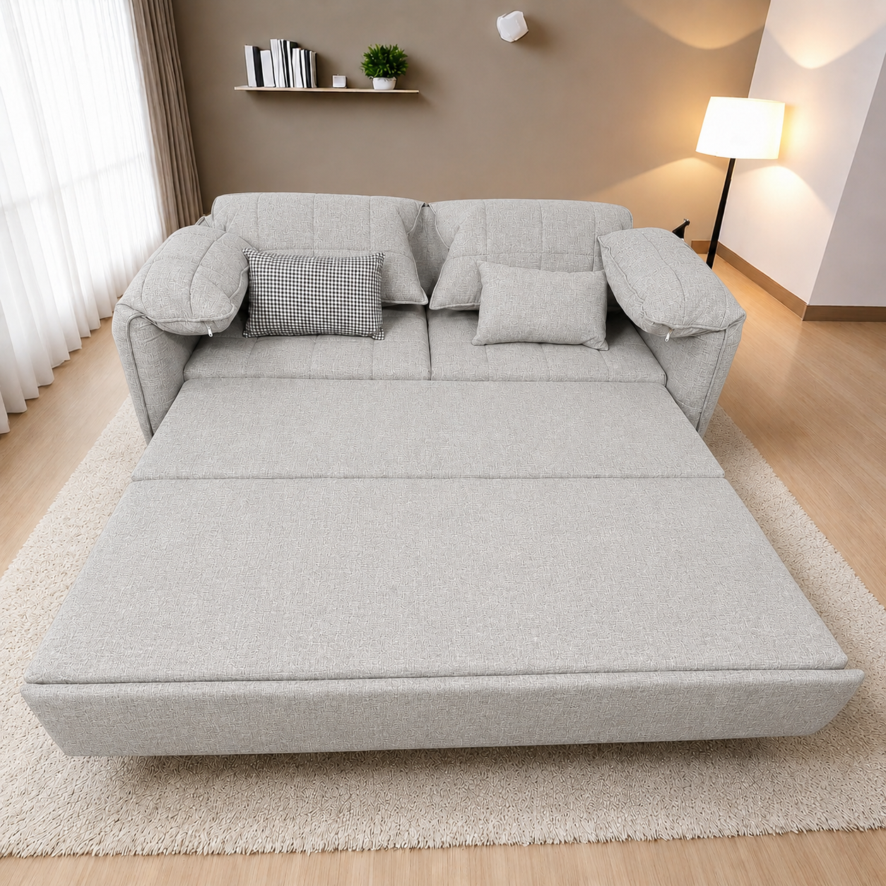 UNICORN FURNITURE Convertible Sofa Bed | Super King Pull Out Sofa Bed with Storage UK