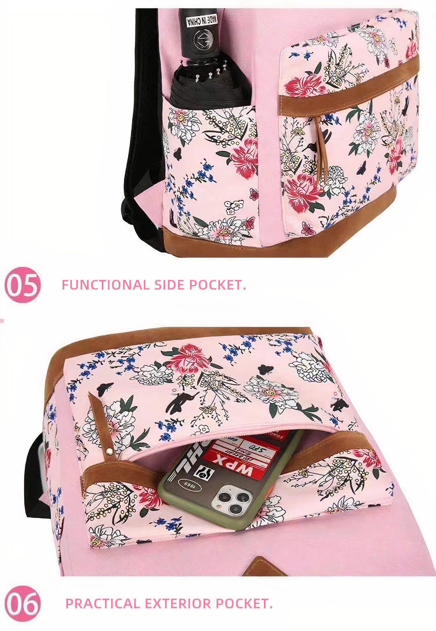 School Bags Backpack Set Bookbag with Lunch Box Bag and Pencil Case 3 in 1 Children's Backpack